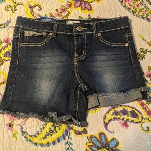 Girls 8 10 12 14 stretchy denim boutique shorts